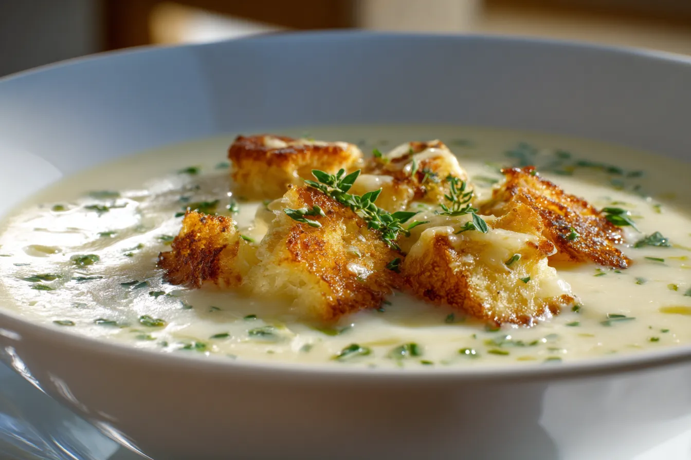 Delicious Cheddar Garlic Herb Potato Soup Recipe to Savor 4 Cheddar Garlic Herb Potato upscaled 68df9c87716fa