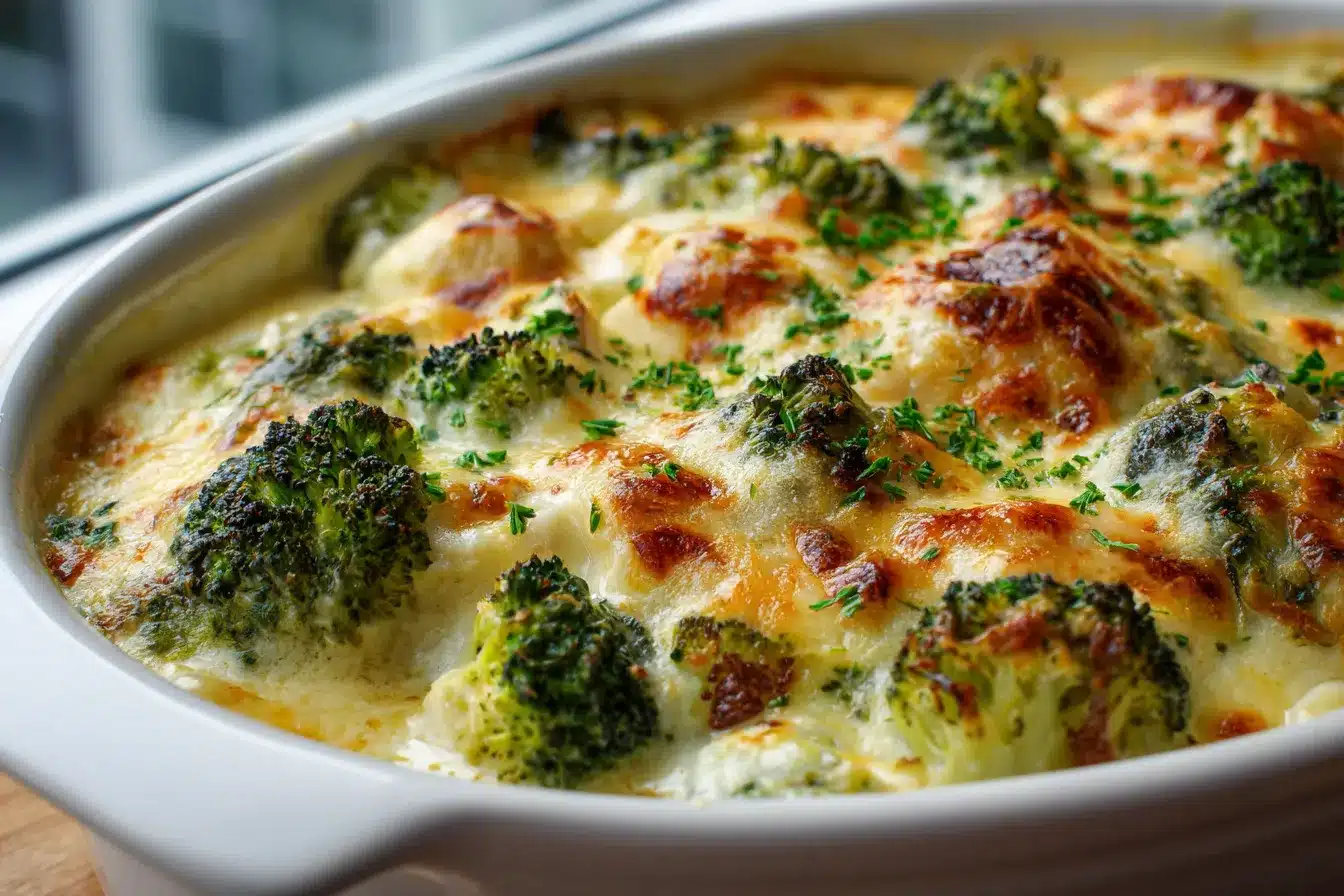 Delicious Cheesy Chicken Broccoli Bake Recipe to Delight You 3 Cheesy Chicken Broccoli upscaled 68dfa2db64726