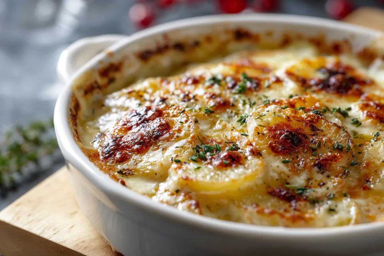 Irresistible Cheesy Potato Gratin Creamy Comfort Food Delight