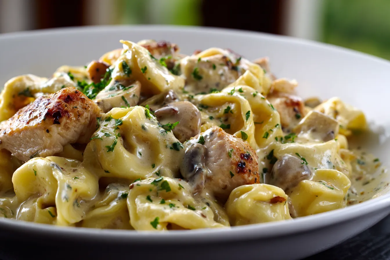 Irresistible Chicken Alfredo Tortellini Quick Creamy Delight