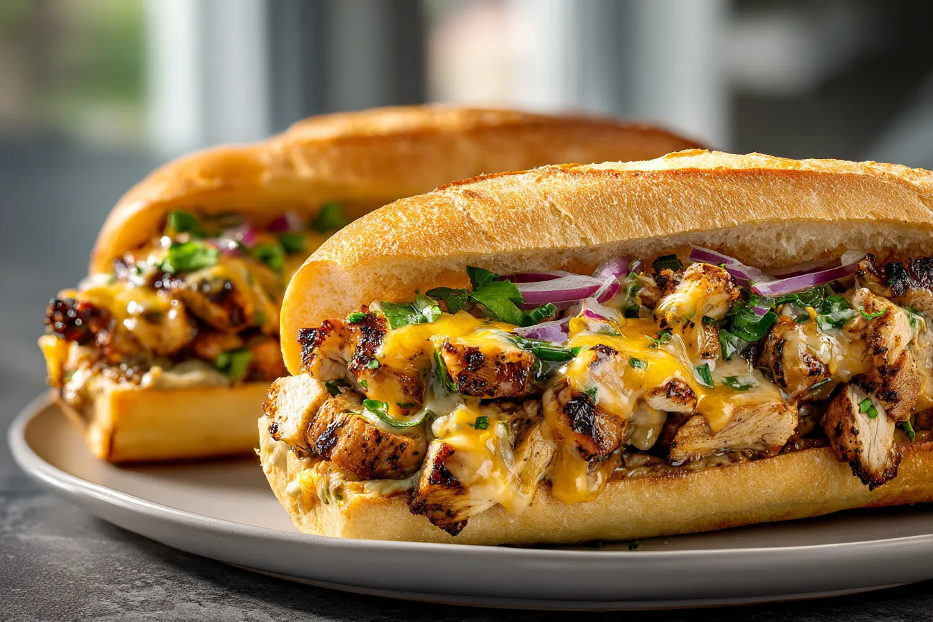 Ultimate Chicken Cheese Steak Sandwiches FlavorPacked Delight 1 Chicken Cheese Steak Sandwiches upscaled 68f237f7c88f0