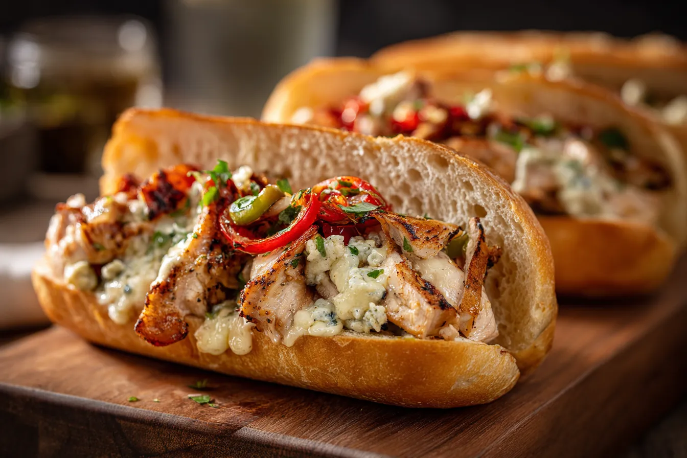 Ultimate Chicken Cheese Steak Sandwiches FlavorPacked Delight 3 Chicken Cheese Steak Sandwiches upscaled 68f2386f1aeaa