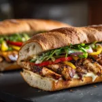 Ultimate Chicken Cheese Steak Sandwiches FlavorPacked Delight 4 Chicken Cheese Steak Sandwiches
