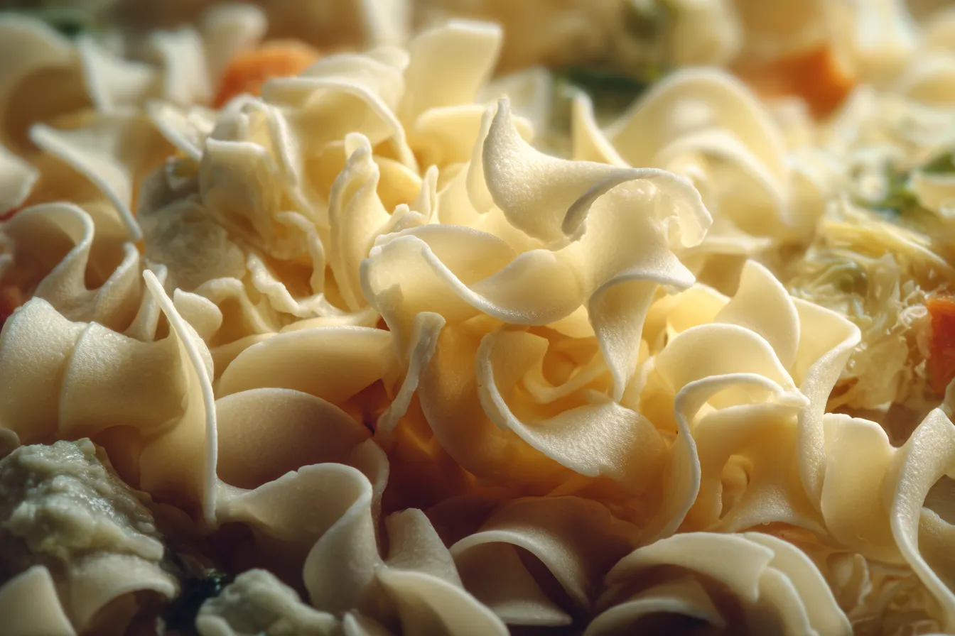 Hearty Chicken Noodle Soup with Egg Noodles Comfort Food Delight 2 Chicken Noodle Soup with upscaled 68e39b1b8a0da