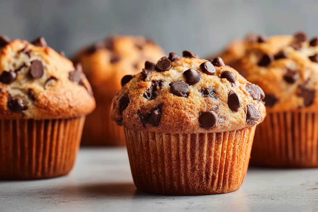 Irresistible Classic Chocolate Chip Muffins Quick Easy Recipe