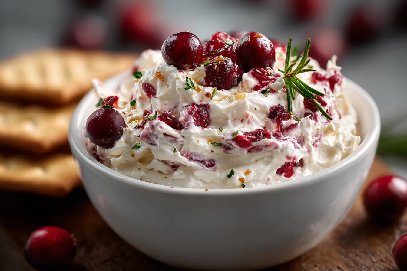 Luxurious Cranberry Cream Cheese Dip Recipe Indulge Today 2 Cranberry Cream Cheese Dip upscaled 68ef87d7b7764