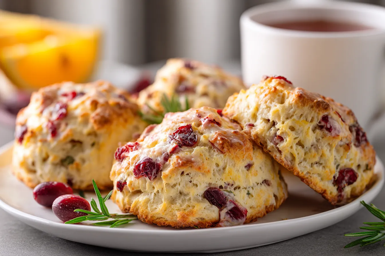 Irresistible Cranberry Orange Sour Cream Scones Recipe 2 Cranberry Orange Sour Cream upscaled 68f2536369a52