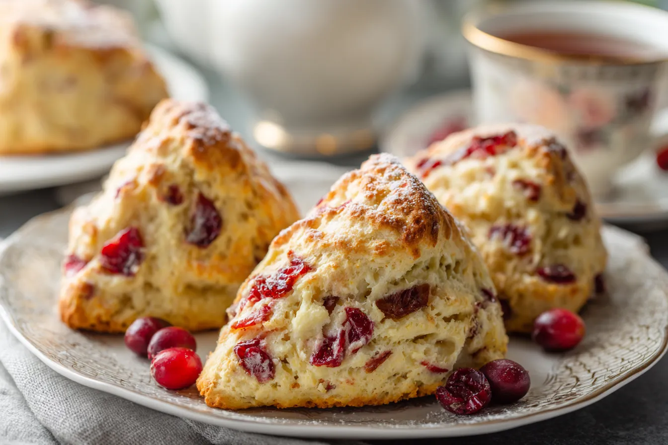 Irresistible Cranberry Orange Sour Cream Scones Recipe 3 Cranberry Orange Sour Cream upscaled 68f253dbc6975