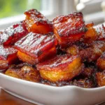 Crispy Bacon Honey Roasted Potatoes