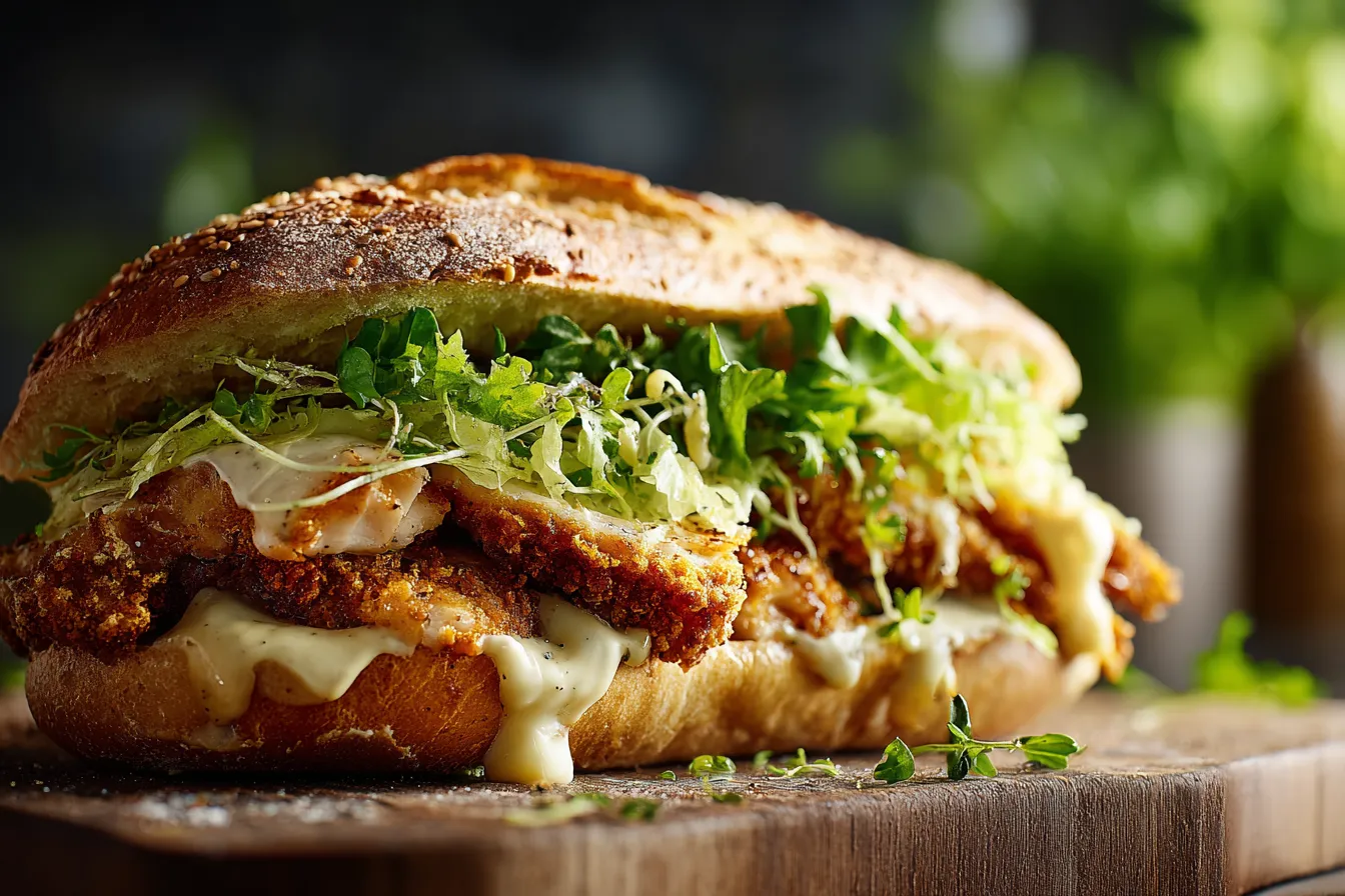 Irresistible Crispy Chicken Caesar Sandwich Recipe Easy Tech
