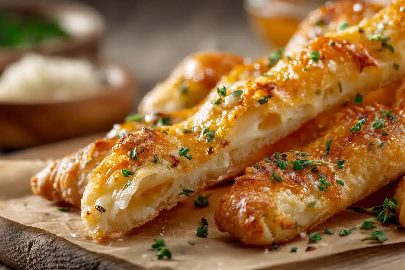 Irresistible Crispy Garlic Cheese Breadsticks Recipe Yummy 2 Crispy Garlic Breadsticks with upscaled 68df127b8e4a4