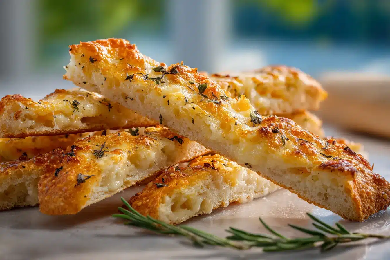 Irresistible Crispy Garlic Cheese Breadsticks Recipe Yummy 1 Crispy Garlic Breadsticks with upscaled 68df12f3ac1e1