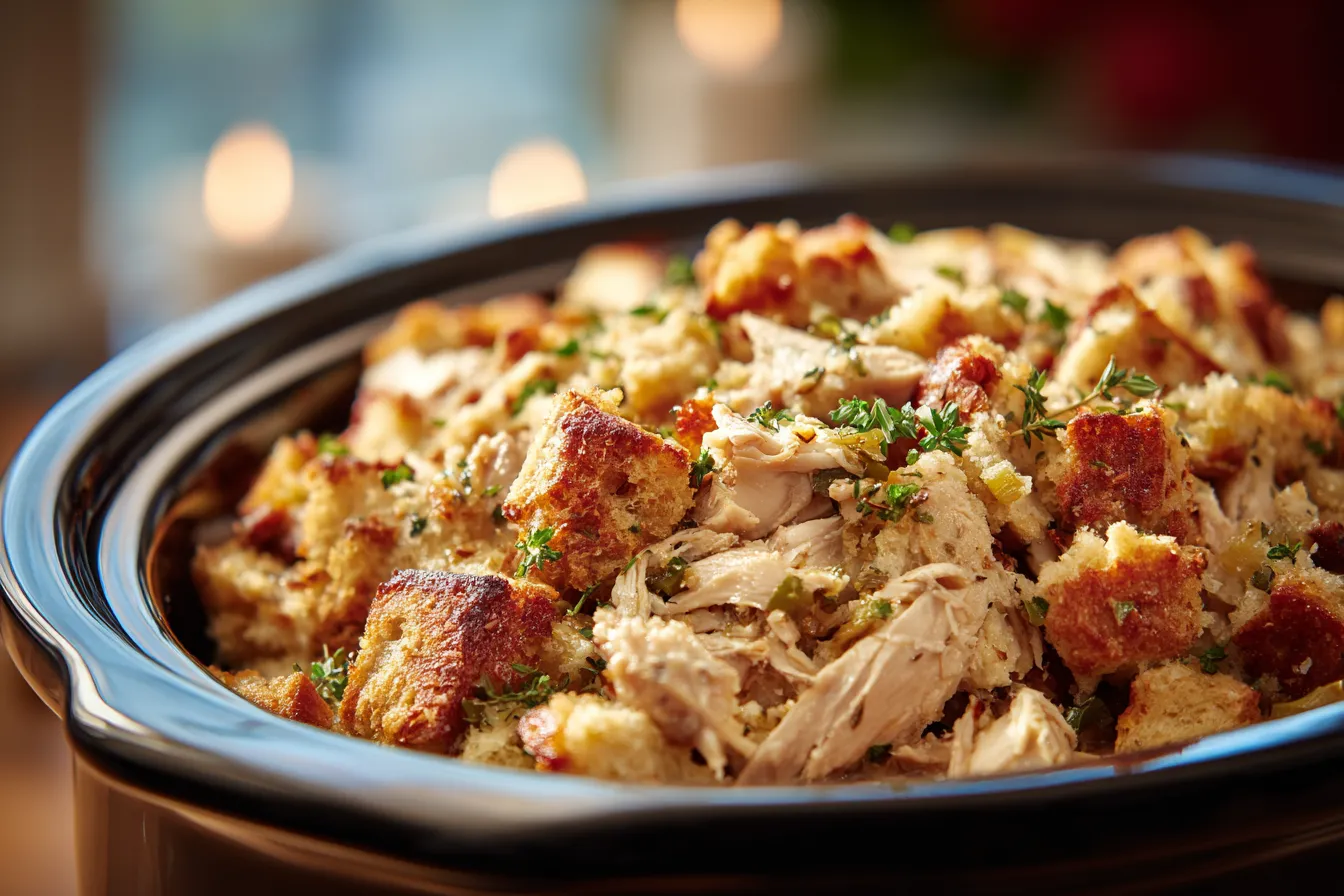 Irresistible Crock Pot Chicken Stuffing Dinner Recipe for You