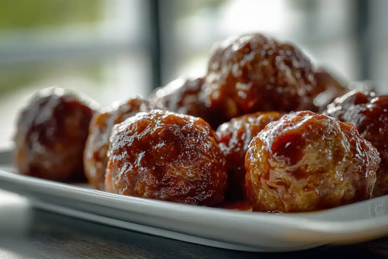 Savory Crockpot Apple Butter Meatballs Easy Delicious Recipe 2 Crockpot Apple Butter Meatballs upscaled 68dfa00b621f1