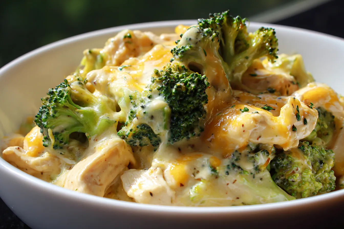 Ultimate Crockpot Creamy Broccoli Cheddar Chicken Recipe