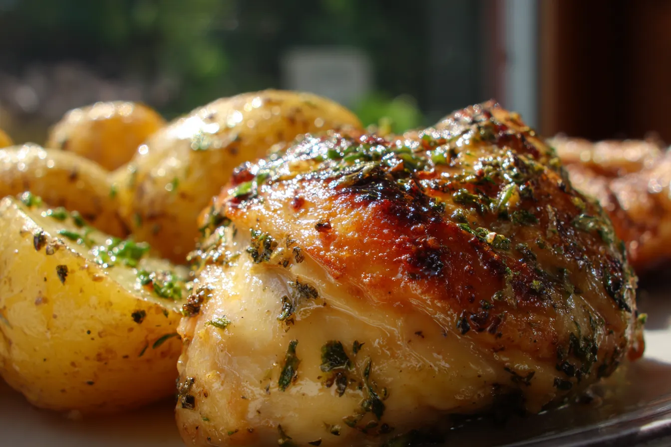Irresistible Crockpot Garlic Parmesan Chicken Potatoes Recipe