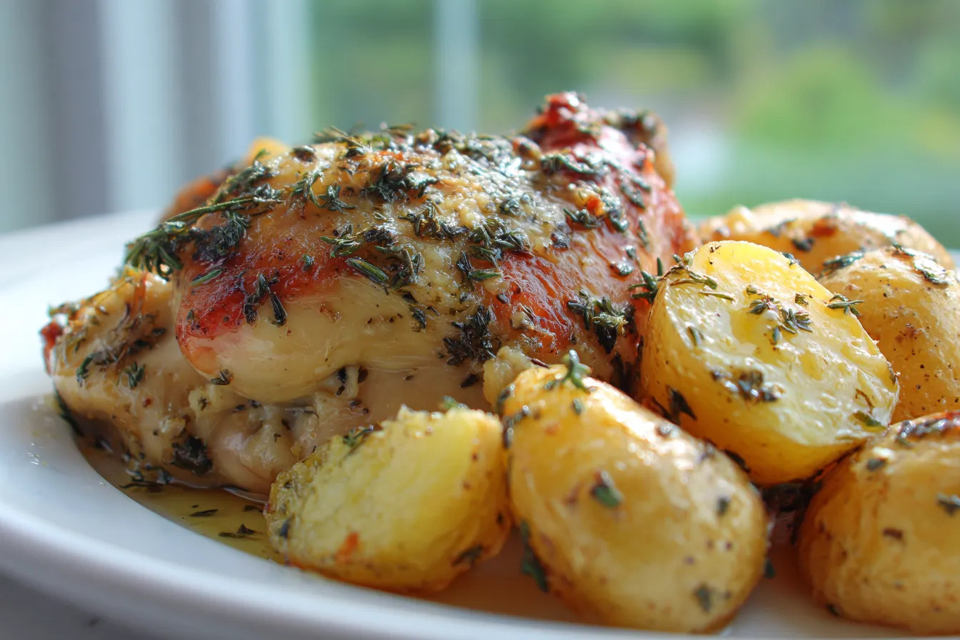 Irresistible Crockpot Garlic Parmesan Chicken Potatoes Recipe 2 Crockpot Garlic Parmesan Chicken upscaled 68e39daf85022
