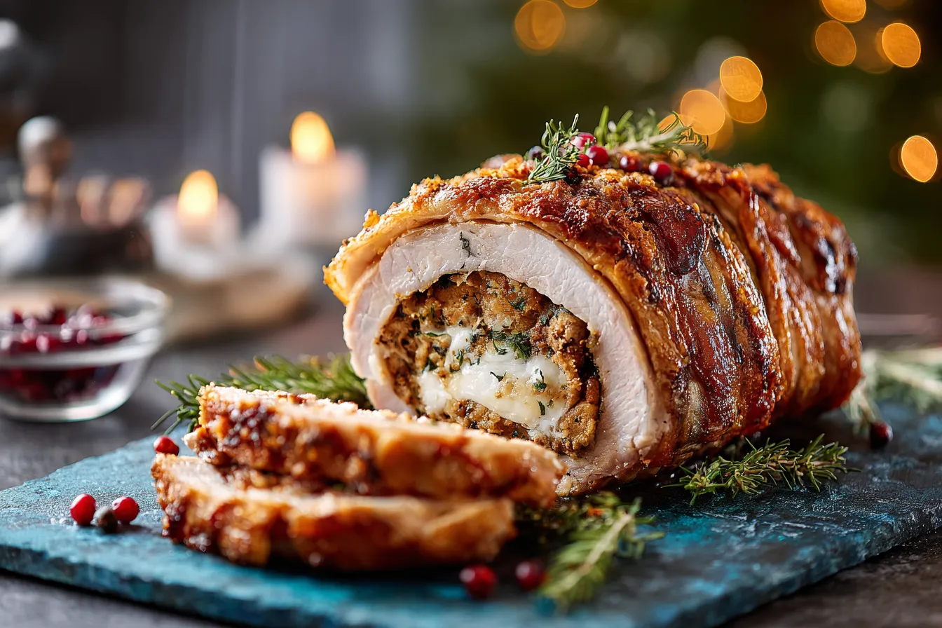 Mouthwatering Christmas Stuffed Pork Roast Recipe for Holidays 1 Delicious Christmas Stuffed Pork upscaled 68f259f418a06