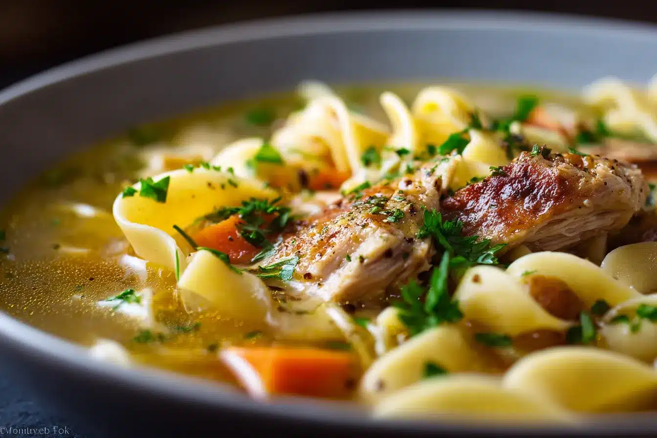 Powerful 30Min Homemade Chicken Noodle Soup Easy Delicious