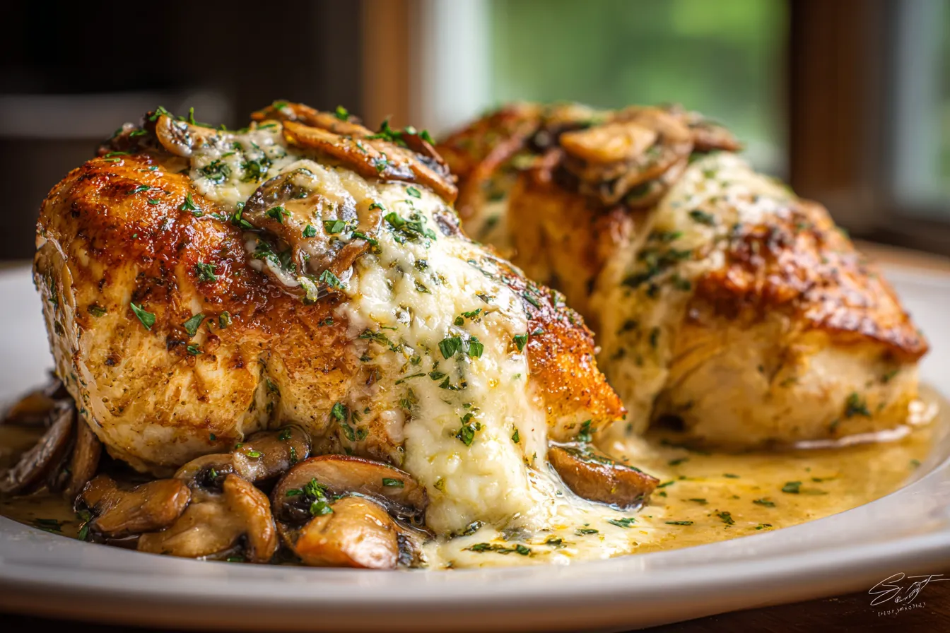 Irresistible Easy Cheesy Garlic Butter Stuffed Chicken Recipe