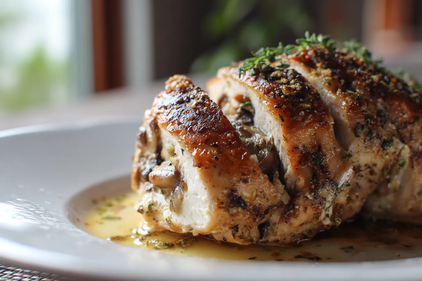 Irresistible Easy Cheesy Garlic Butter Stuffed Chicken Recipe 2 Easy Cheesy Garlic Butter upscaled 68f25fd00ca99