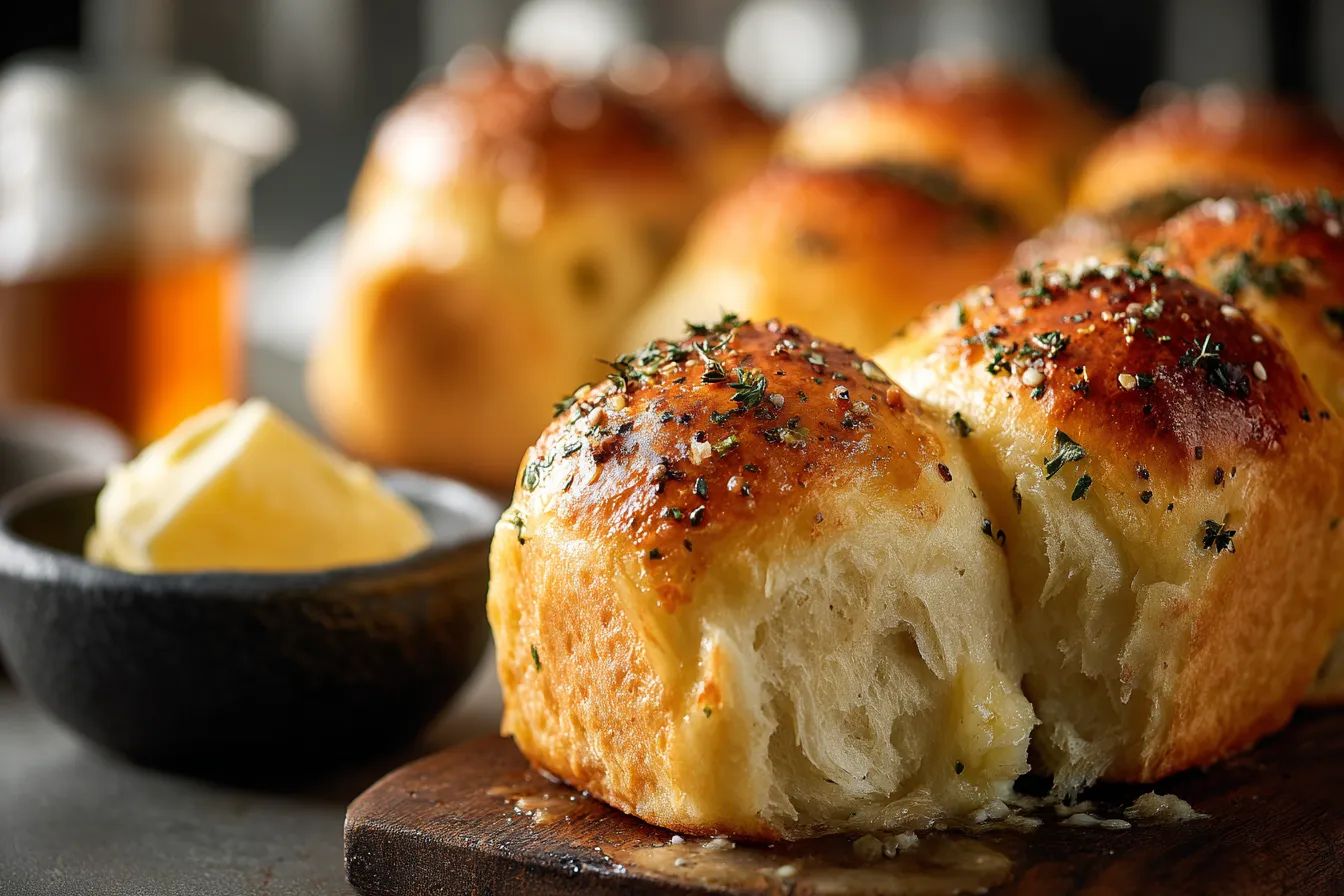 Irresistible Easy Garlic Butter Dinner Rolls Recipe in Minutes 2 Easy Garlic Butter Dinner upscaled 68f22e97d9c49
