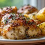 Easy Garlic Parmesan Chicken Potatoes Irresistible Crockpot 4 Easy Garlic Parmesan Crockpot Chicken & Potatoes Recipe