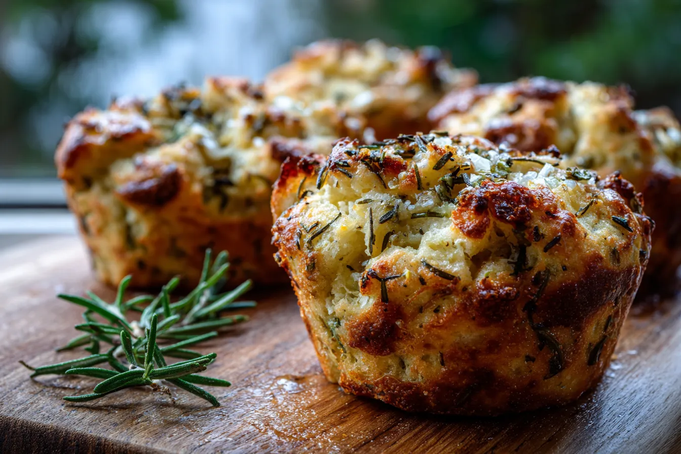 Delicious Easy Garlic Rosemary Focaccia Muffins Recipe 1 Easy Garlic Rosemary Focaccia upscaled 68e3782f2c010