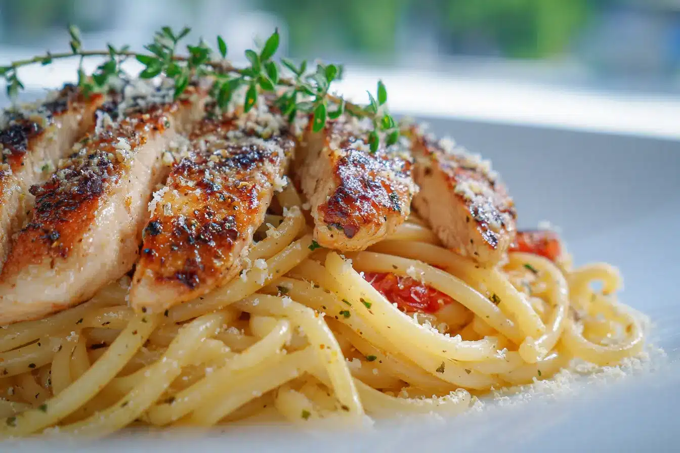 Delicious Easy Parmesan Chicken Pasta Recipe in Minutes