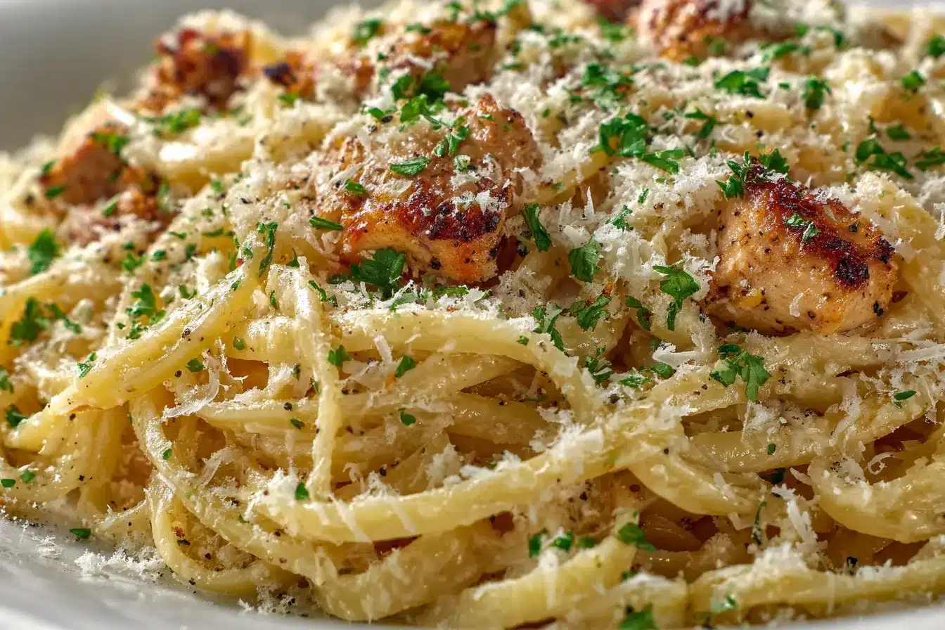 Delicious Easy Parmesan Chicken Pasta Recipe in Minutes 1 Easy Parmesan Chicken Pasta upscaled 68dca95ee6504