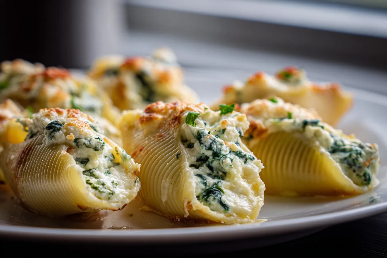 Delicious Easy Spinach Ricotta Stuffed Shells Recipe Reveal 4 Easy Spinach and Ricotta upscaled 68ef929f4547a