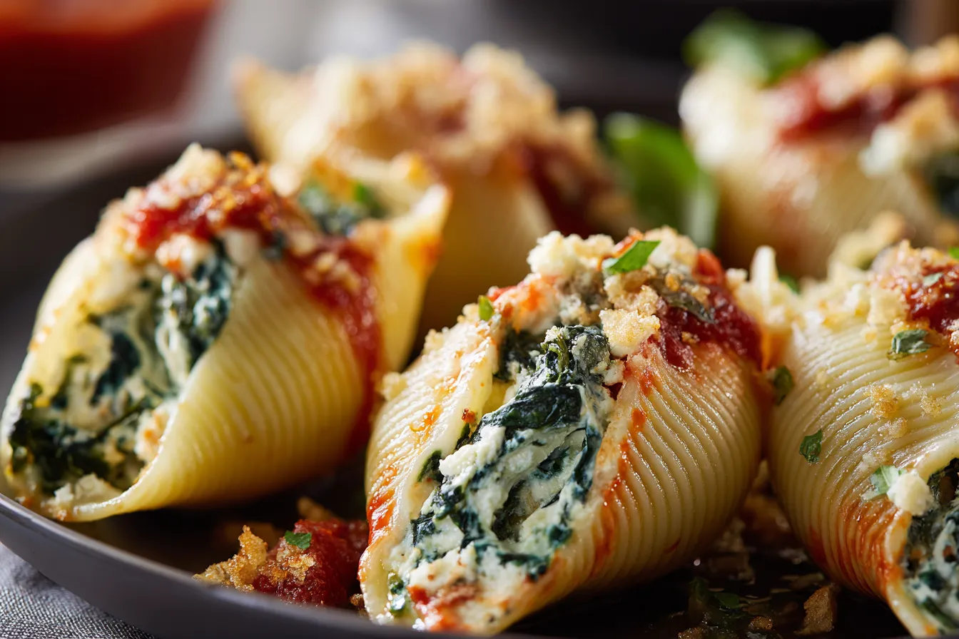 Irresistible Easy Spinach Ricotta Stuffed Shells Recipe