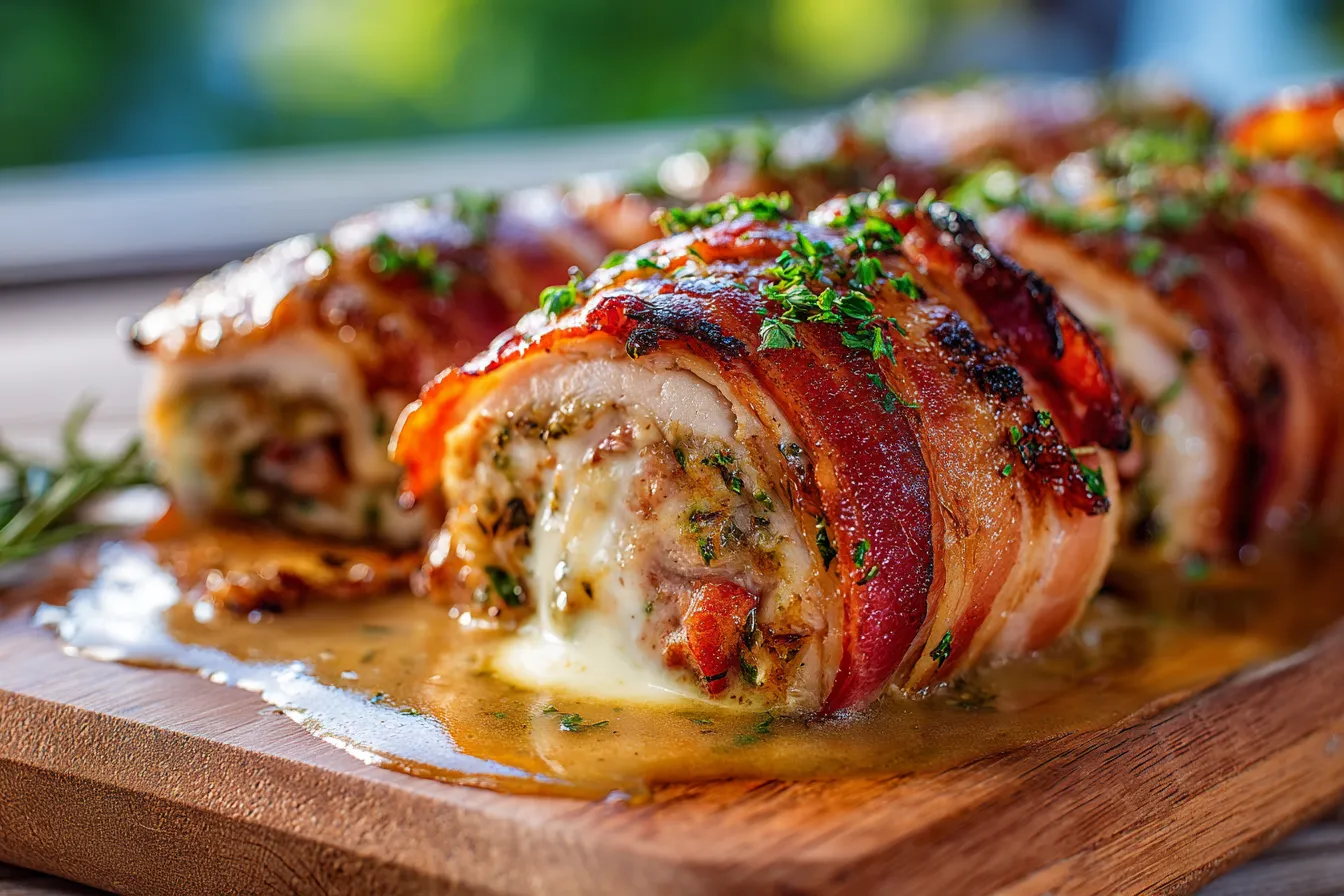 Savory Easy Turkey Stuffing RollUps with Creamy Gravy