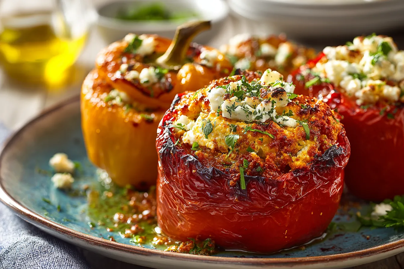 Irresistible Feta Stuffed Peppers Quick Easy Recipe Tips 1 Feta Stuffed Peppers upscaled 68ef980317aac