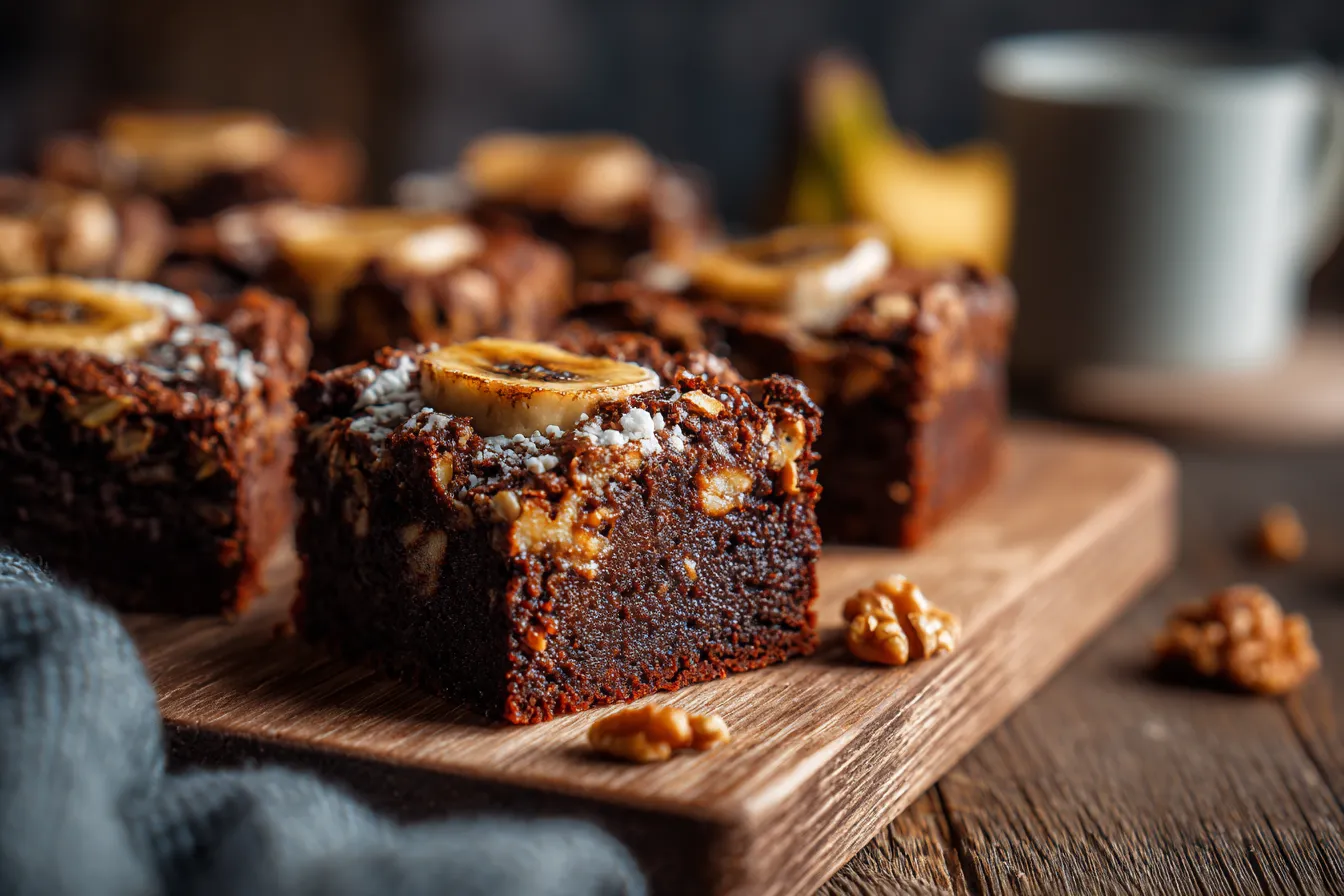 Fudgy Banana Bread Brownies upscaled 68ff3f9797124