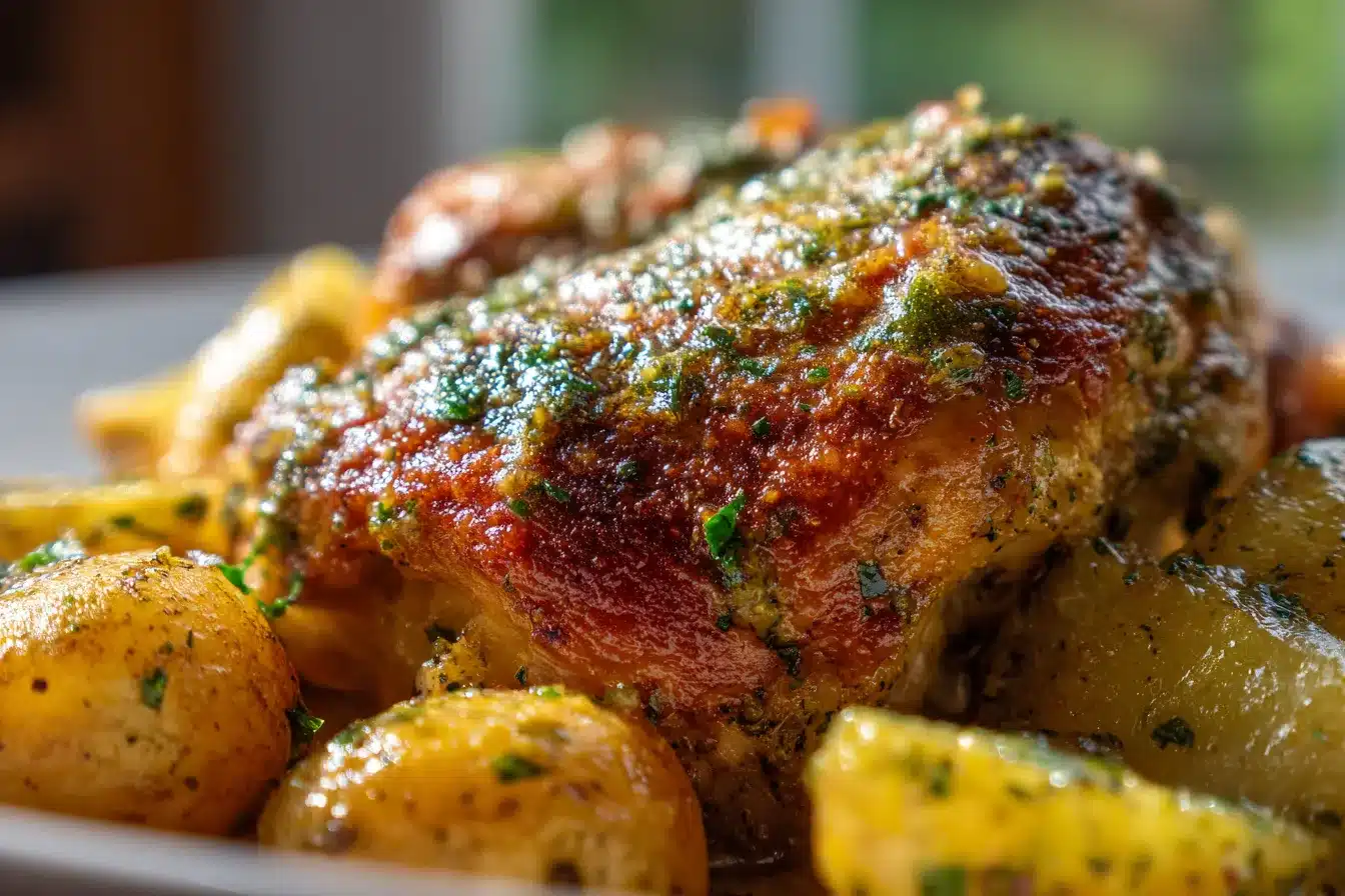 Irresistible Garlic Parmesan Crockpot Chicken Potatoes Recipe 4 Garlic Parmesan Crockpot Chicken upscaled 68deffbb43efd