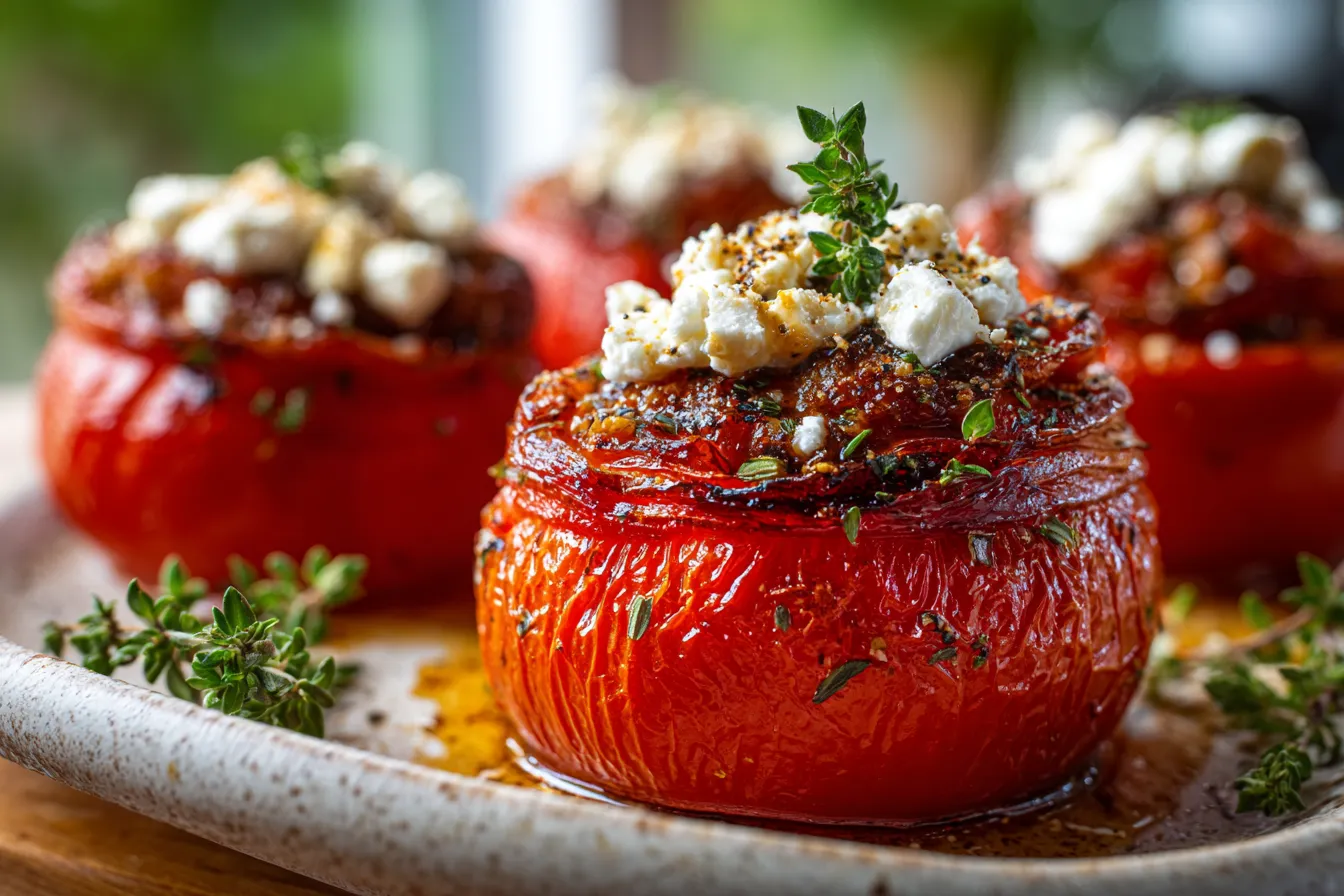 Savory Greek Stuffed Tomatoes Recipe for Ultimate Flavor Boost