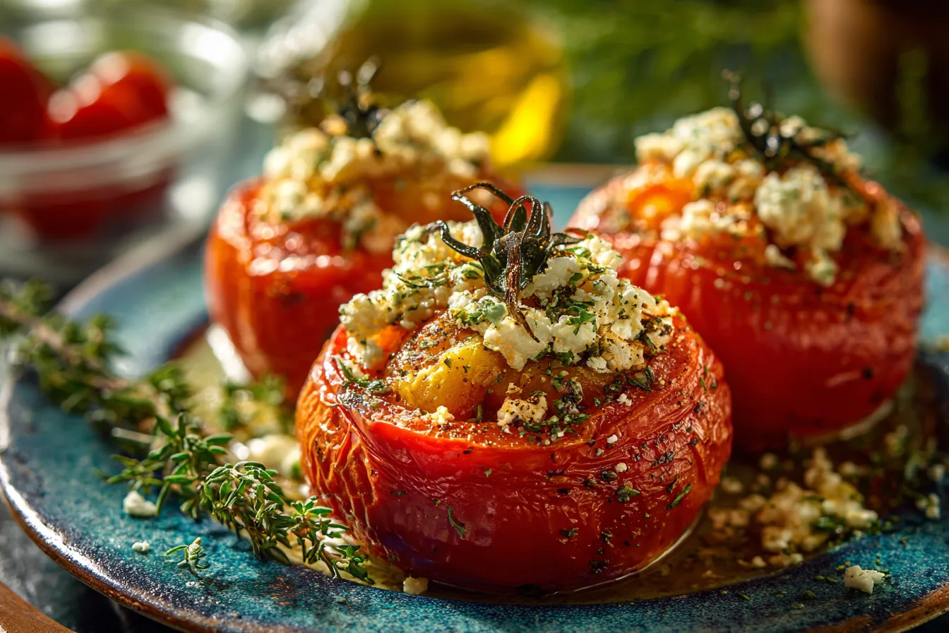 Savory Greek Stuffed Tomatoes Recipe for Ultimate Flavor Boost 4 Greek Stuffed Tomatoes upscaled 68f233c132d7e