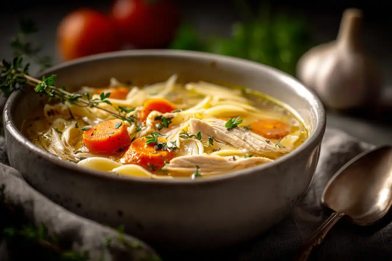 Healing Chicken Noodle Soup Nourish Comfort in Every Spoon