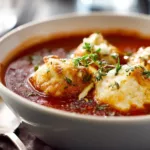 Hearty Tomato Soup with Cheddar Bay Dumplings