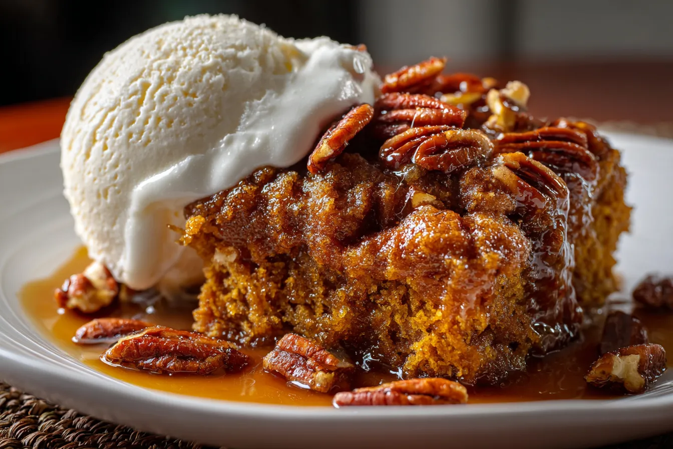 Irresistible Homemade Pumpkin Pecan Cobblers Easy Delicious 1 Homemade Pumpkin Pecan Cobbler upscaled 68ef7ba79e0c6