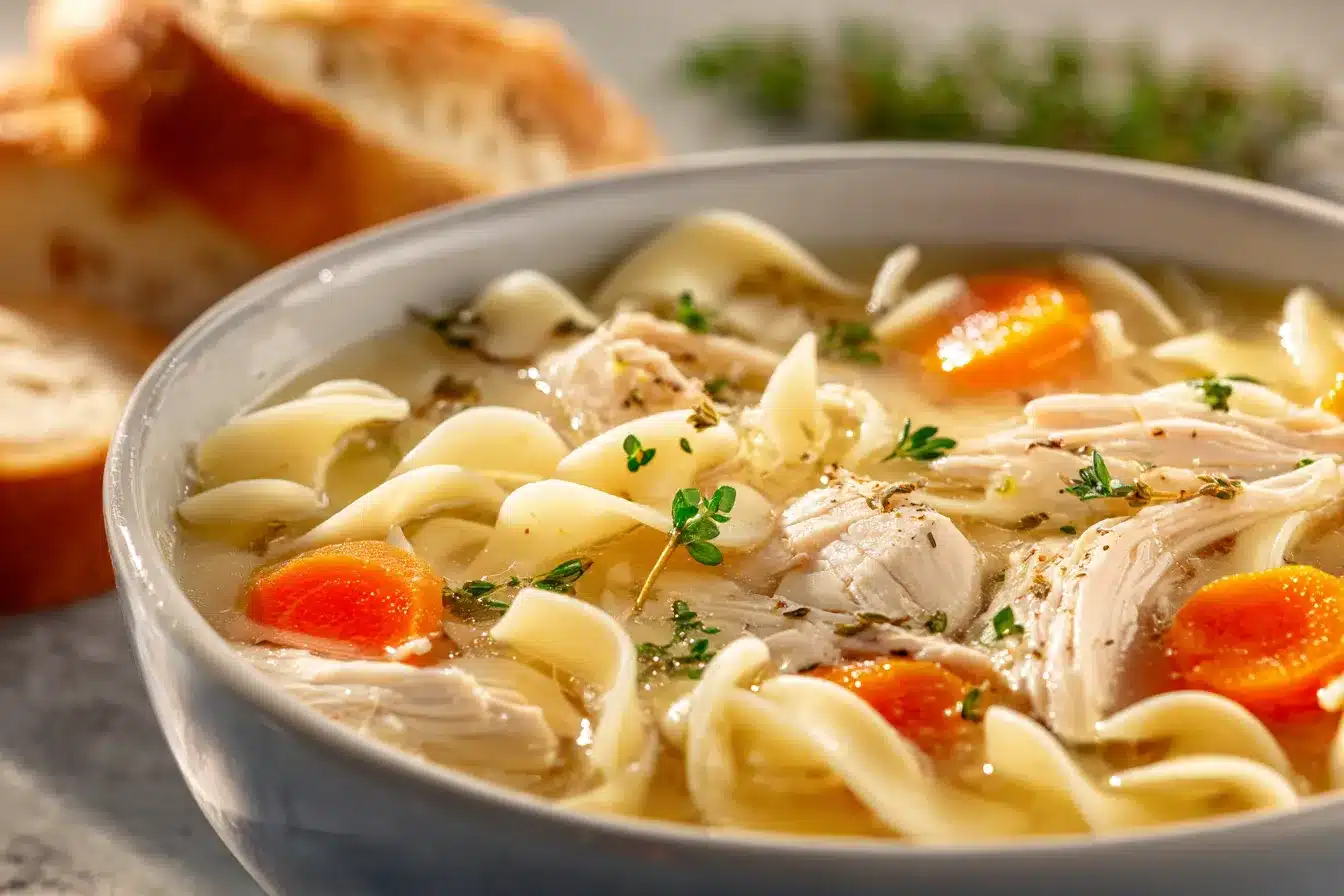Delicious Homestyle Chicken Noodle Soup for Cozy Comfort 4 Homestyle Chicken Noodle Soup upscaled 68df21b753ccb