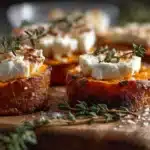 Irresistible Honey Feta Sweet Potato Rounds Recipe Delight 4 Honey Feta Sweet Potato Rounds