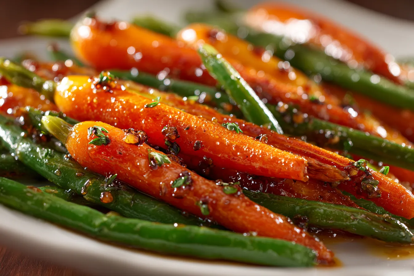 Irresistible Honey Glazed Carrots Green Beans Recipe 1 Honey Glazed Carrots upscaled 68e580f733733