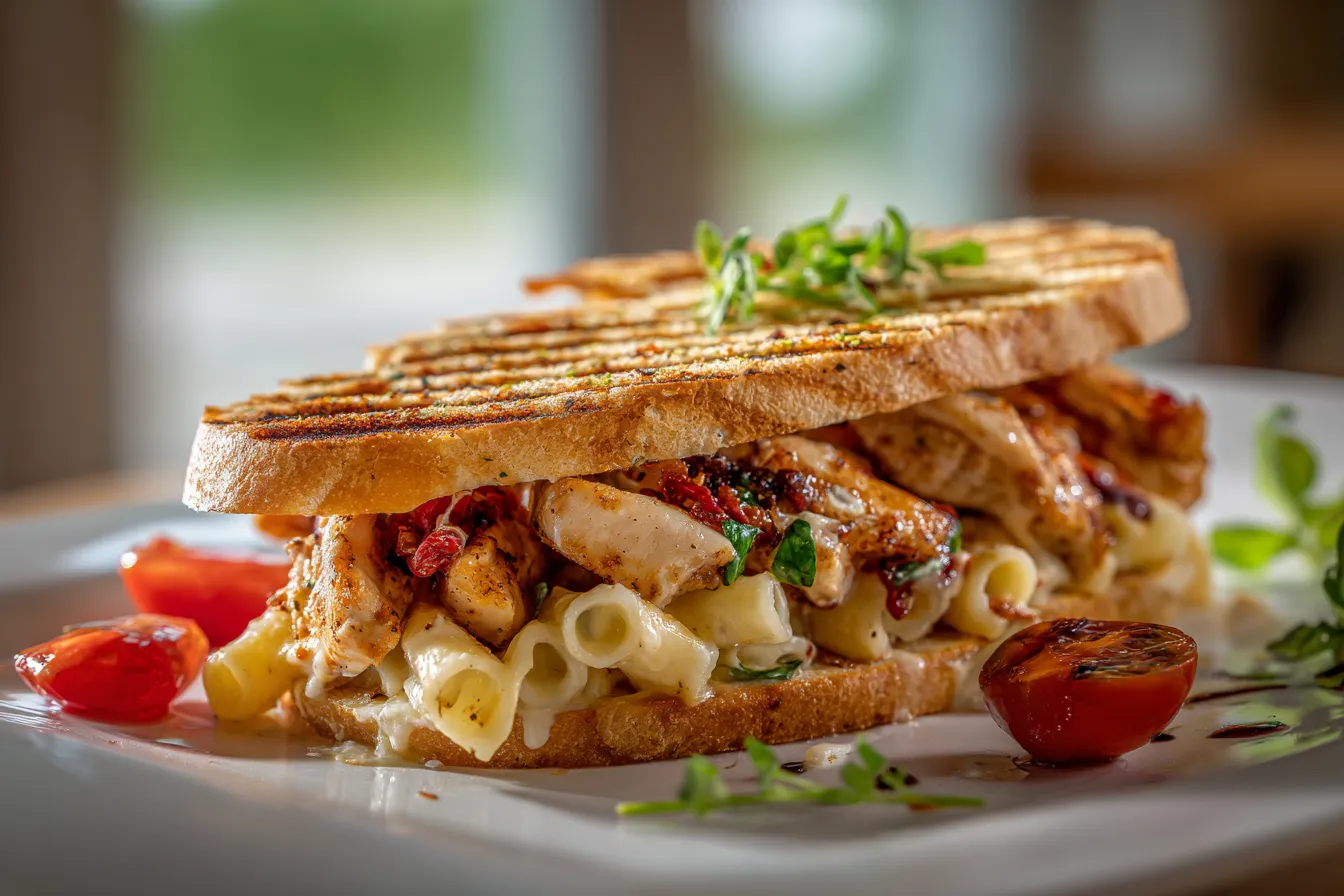 Savory Honey Pepper Chicken Panini Pasta Recipe to Delight