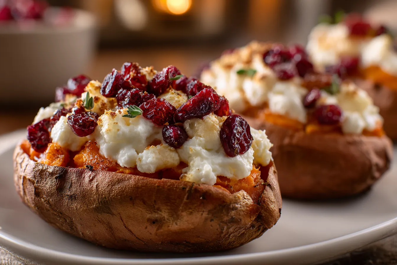 Irresistible Cranberry Apple TwiceBaked Sweet Potatoes Delight 1 Irresistible Cranberry Apple Twice Baked upscaled 68f602476f6e6