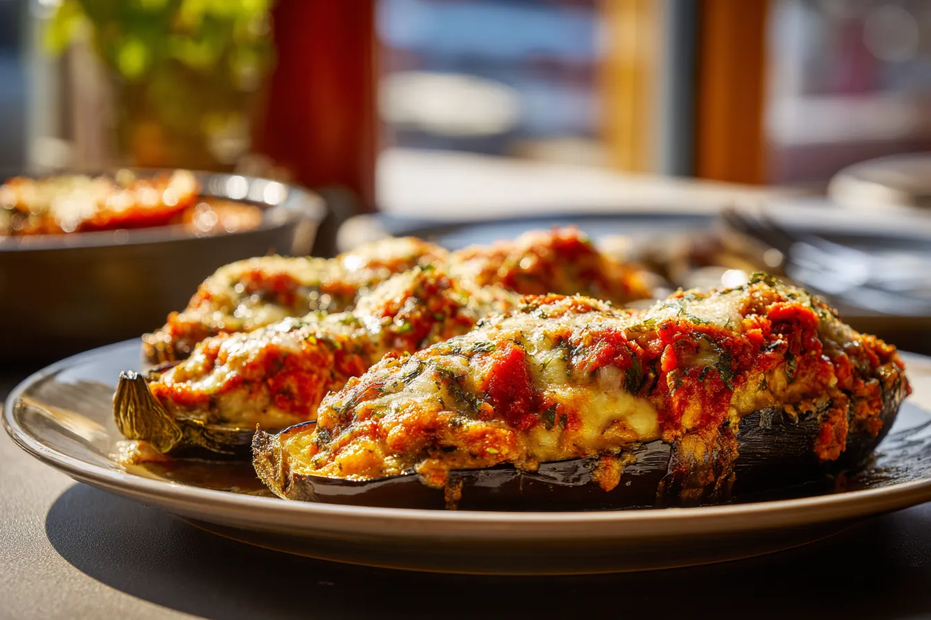 Savory Italian Baked Stuffed Eggplant A MustTry Delight 3 Italian baked stuffed eggplant upscaled 68ef70a3d55b5