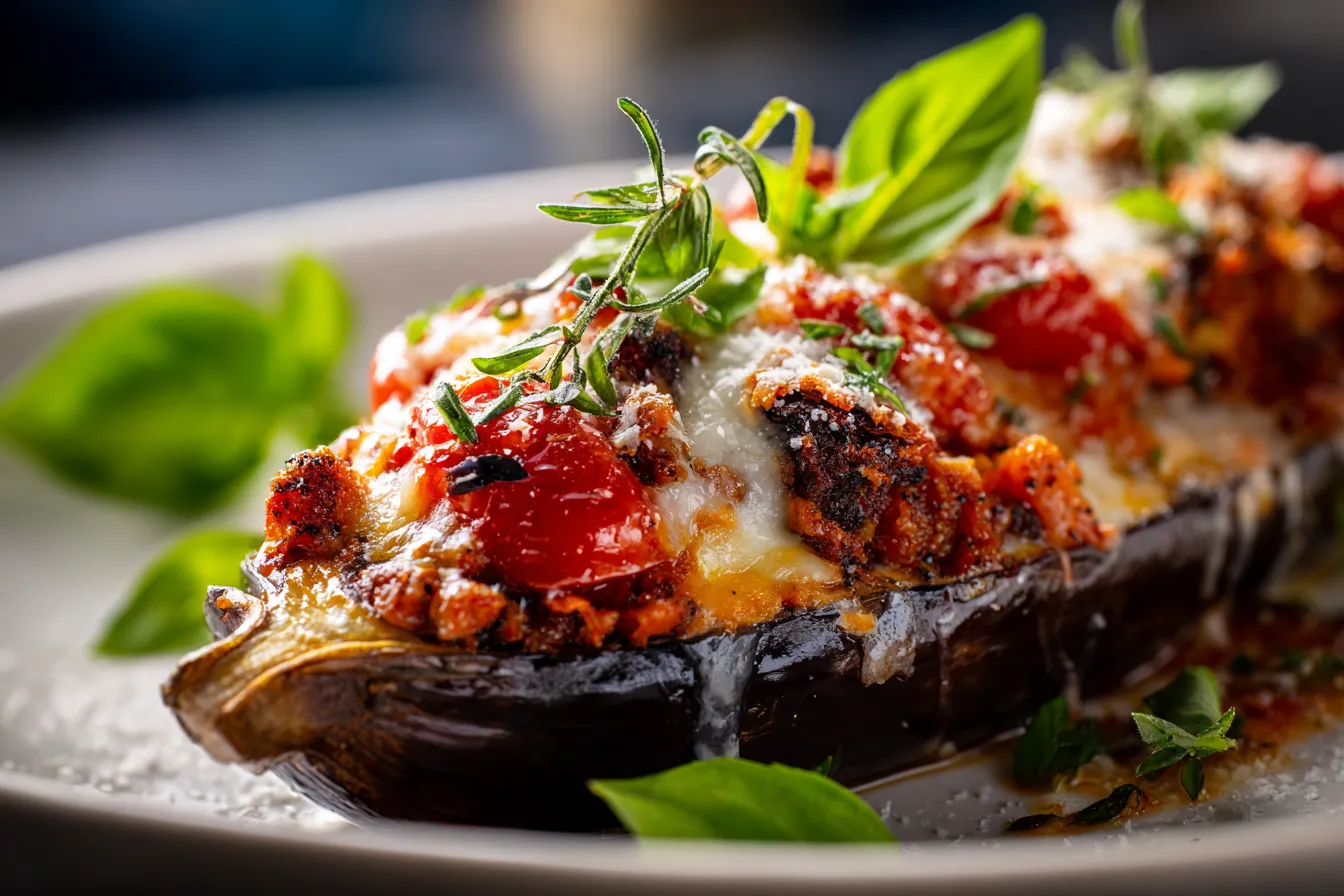 Savory Italian Baked Stuffed Eggplant A MustTry Delight