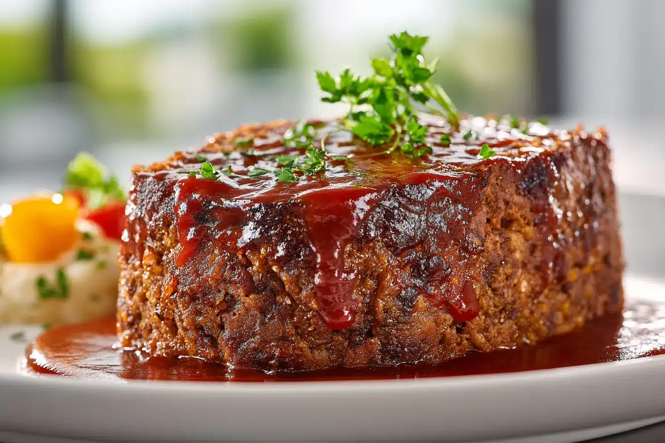 Mouthwatering Juicy Meatloaf with Brown Sugar Glaze Ketchup