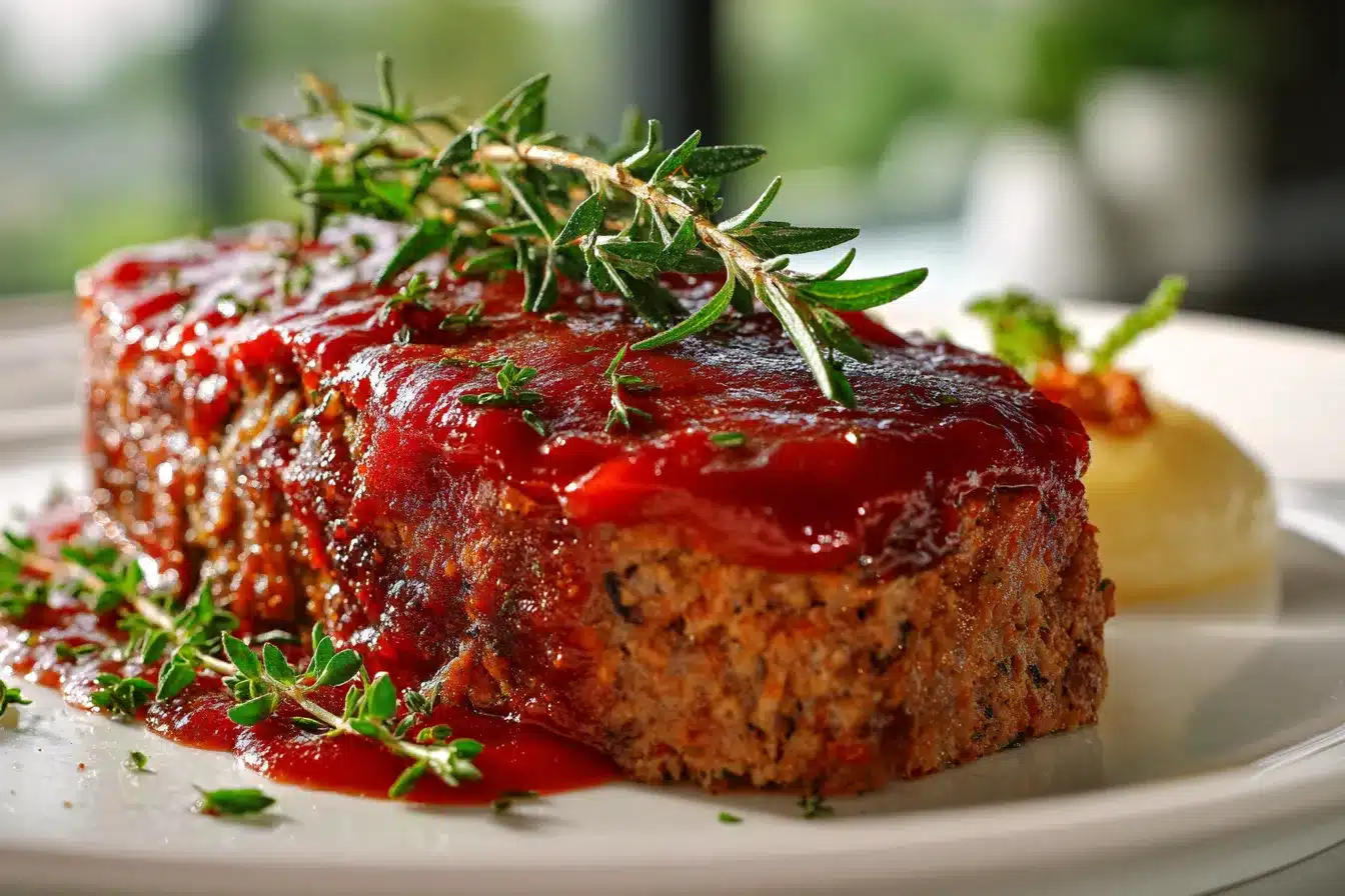 Irresistible Juicy Meatloaf with Sweet Brown Sugar Glaze 2 Juicy Meatloaf with Brown upscaled 68df0c2794d48
